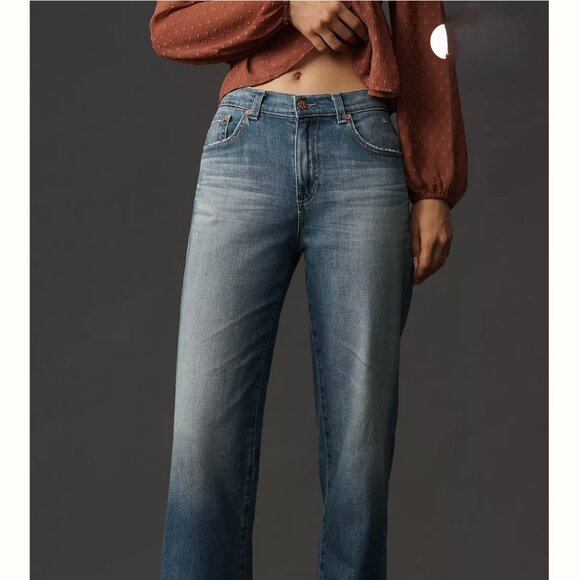 AG Isabelle High Rise Straight Crop - Picture 4 of 12